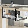 Undertable Storage Rack Metal Cable Tray Computer Desk Organizer Without Perforated Kitchen Storage Accessories Clutter Storage
