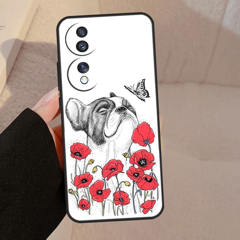 Милый мопс Для Honor Magic 7 Pro 5 6 V5 Чехол Для Honor 200 400 50 70 90 Lite X8a X8b X9a X9b X9c Обложка