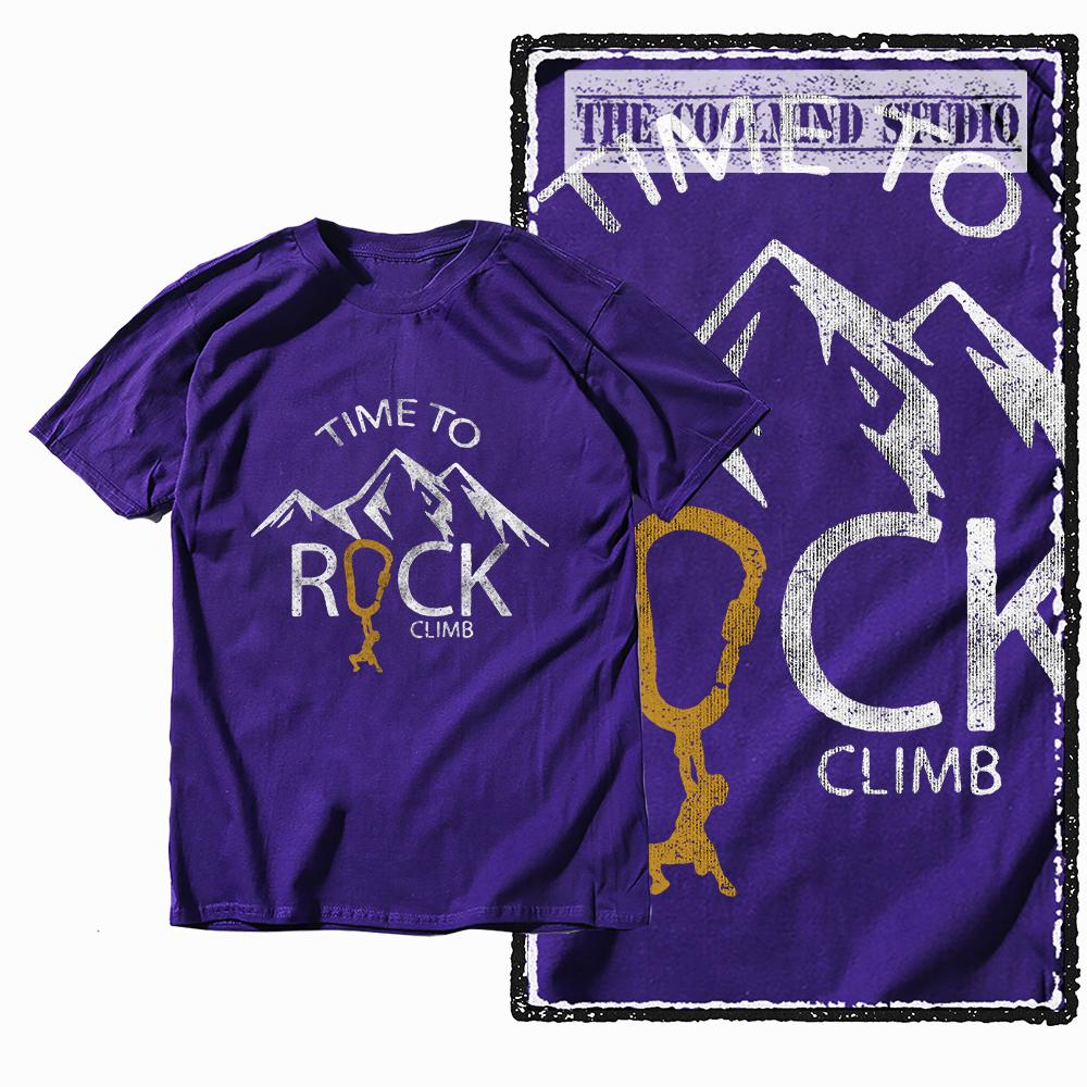 Coolmind Z1009 Rock Climb Graphic Tee 100 cotton big size exclusive graphic Unisex tshirt oneck tshirt for Unisex tee shirts