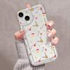 Зимний Рождественский Графический Принт Прозрачный Чехол для iPhone17 16 15 14 13 12 11 Pro Max 16E XR SE2 7 8 Plus Ударопрочный Мягкий Чехол