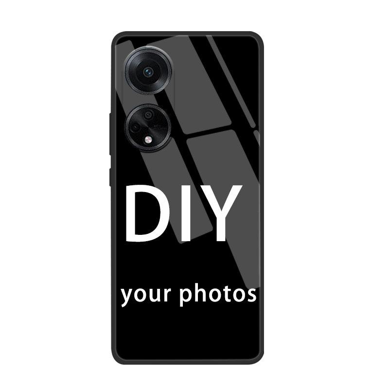 Custom Picture Phone Case for OPPO A98 A16 A54s A16k A16e A17 4G A17k 4G A2pro Personalized DIY Tempered Glass Back Cover