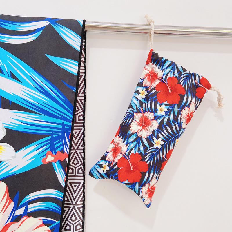 2025 Пляжное полотенце на шнурке и быстросохнущая сумка для банного полотенца