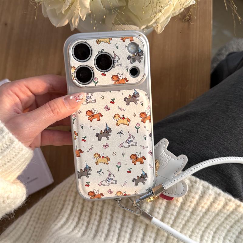 Разноцветный шнурок с пони для чехла iPhone 17/16 Pro Max/15/14