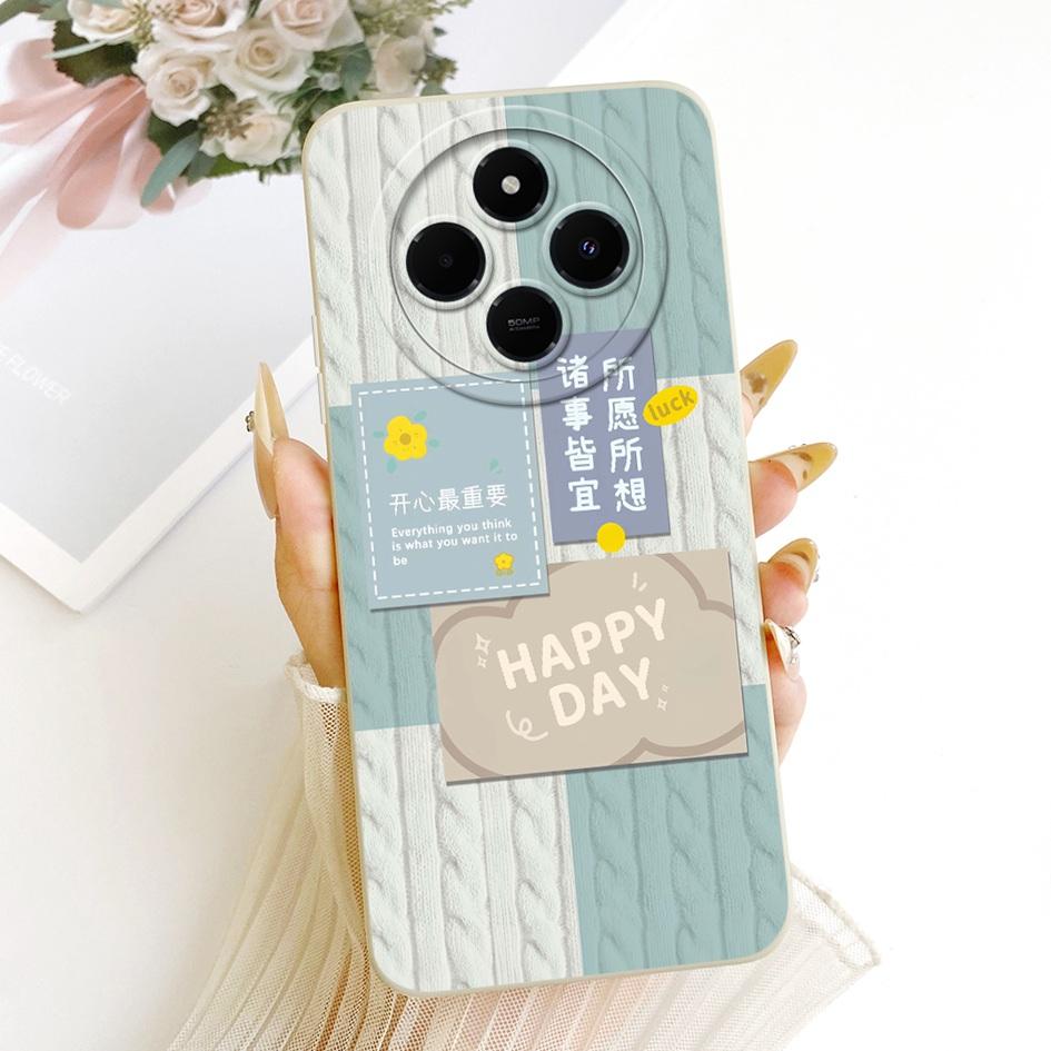 Чехол для Xiaomi Redmi 14C Redmi14C Новый Милый Кот Силиконовый Мягкий Чехол Для Poco C75 PocoC75 Redmi A4 A3 Pro Защитные Чехлы для Телефона