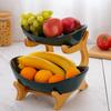 Modern Style Snack Dish Plastic Material Candy Dish Fruit Basket Fruit Plate Candy Display