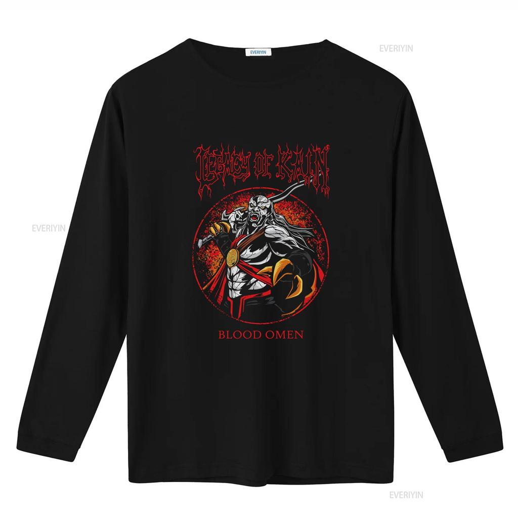 Футболка Legacy of Kain Blood Omen Размеры KAI 35151 винтажная Стильная одежда от дизайнера Растягивающийся топ для повседневной носки