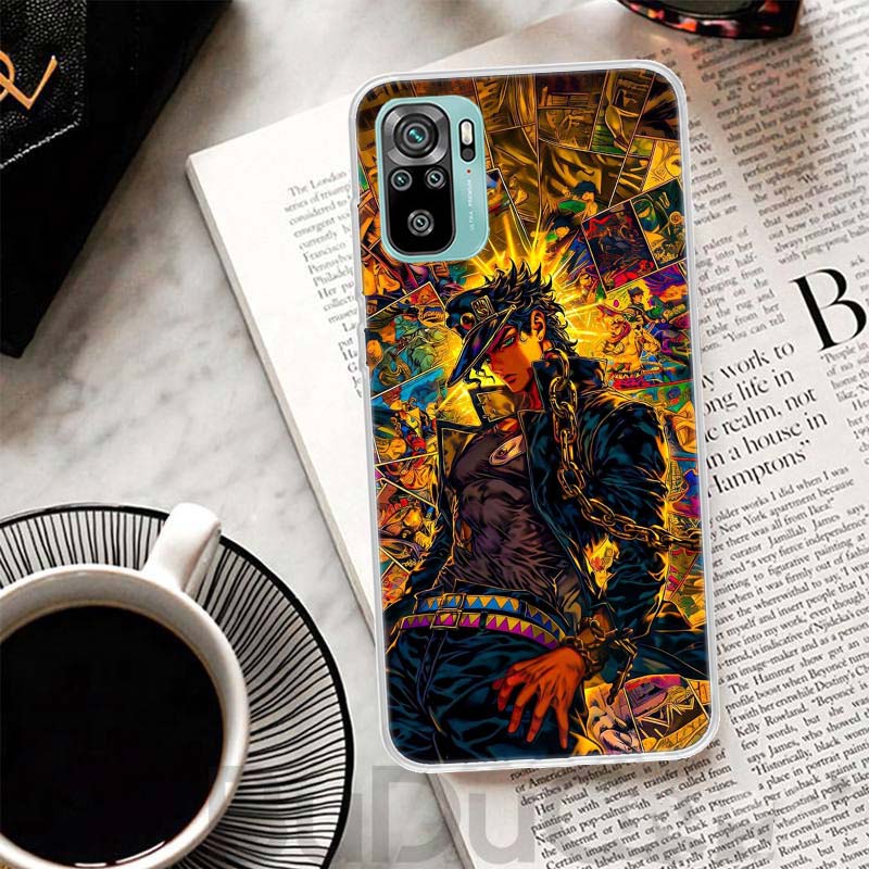 Чехол для телефона Xiaomi Redmi Note 14 13 12S 12 11 Pro Plus с изображением ДжоДжо's Bizarre Adventure Куджо Джотаро 11S 10S 10 11E 11T + 9S 9 P