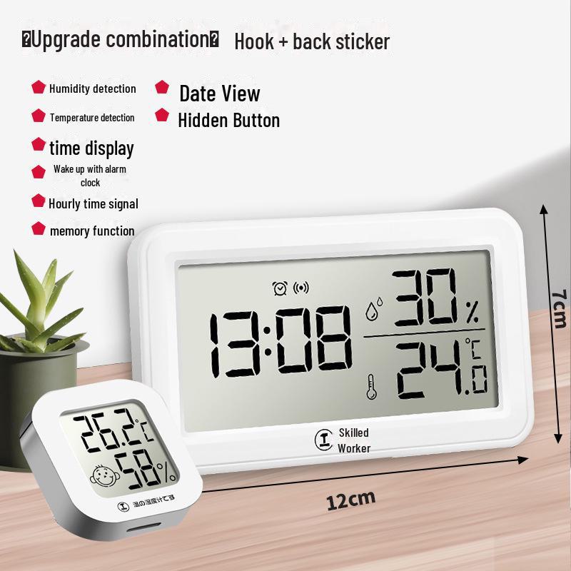 Цифровой настенный термогигрометр Green Forest для точного мониторинга в помещении