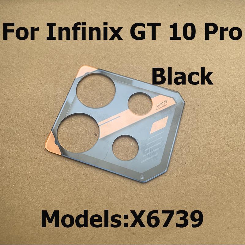 Back Camera Glass For Infinix GT 10 Pro Rear Camera Glass Lens Cover With Glue Sticker Repair Parts