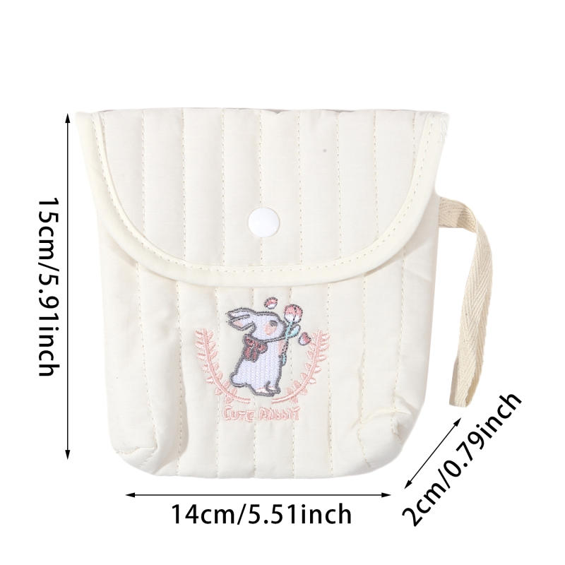 Милые гигиенические салфетки, сумка для хранения менструальных полотенец, портативная мини-сумка для хранения тампонов для студентов, ежемесячная сумка для хранения