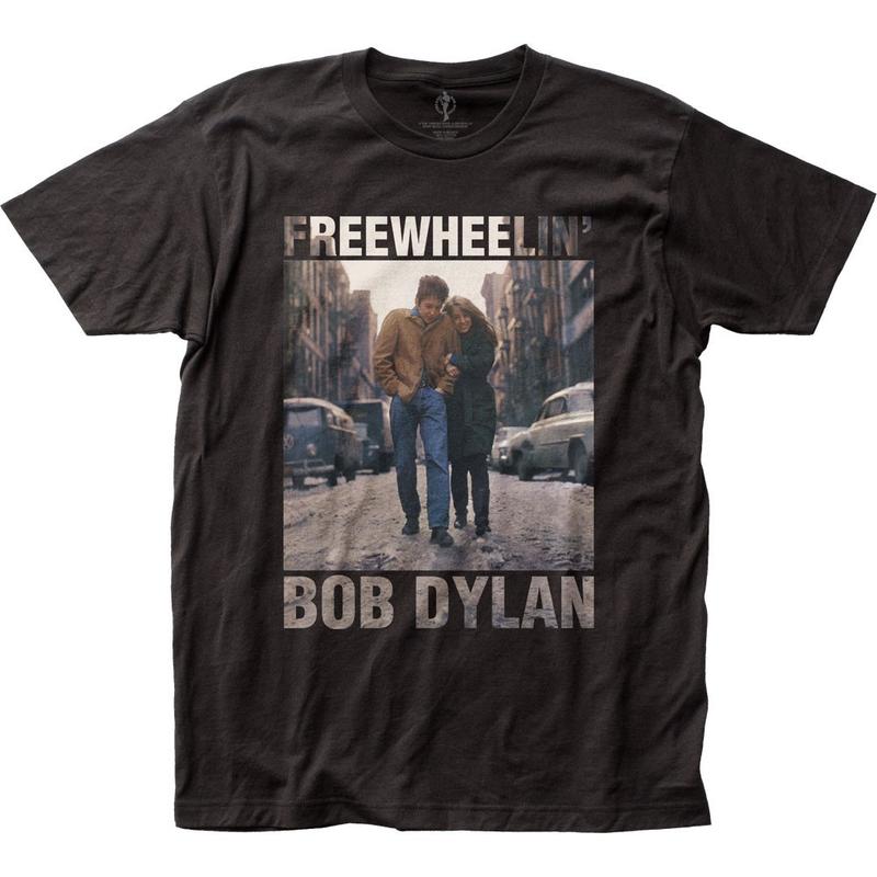 Bob Dylan Freewheelin Unisex T-shirt Music Classic Concert Rock Band Tee New Black