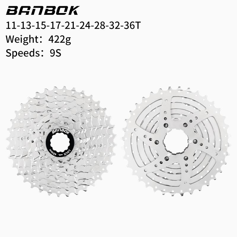 MTB Велосипедная группа переключателей LTWOO A5 1X9S Совместимая с SHIMANO 9 скоростей Кассетная втулка SUNSHINE 36T 42T 46T 50T 9 скоростей Цепи VG