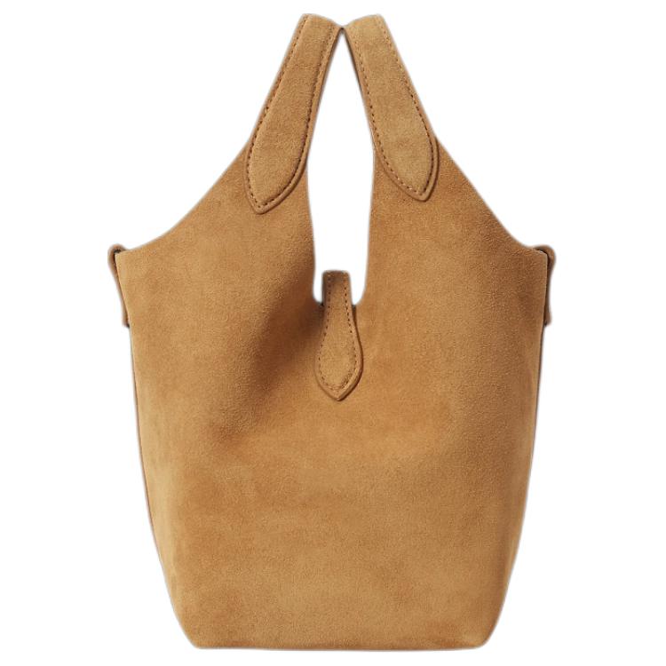 Polo Ralph Lauren Polo Play Minimalist Lazy Fashion Design Tote Bag Shopping Bag Women tote Caramel WAPOBAG03520111