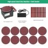 Маленькая электрическая шлифовальная машина 3-в-1 Бытовая DIY Высокоскоростная орбитальная шлифмашина Портативный настольный инструмент для заточки