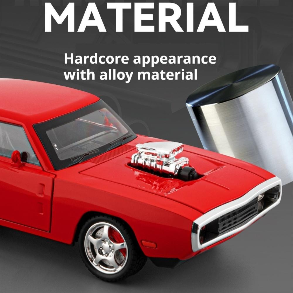 1:24 Зарядное устройство Viper Alloy Model Литые игрушки Машина с резиновыми шинами Открывающиеся двери-«крыло чайки» Миниатюрные транспортные средства Подарки друзьям на праздник