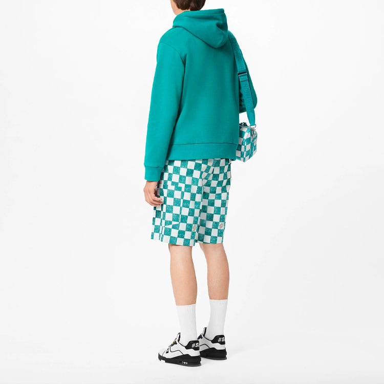 LOUIS VUITTON Embroidered Signature Hoodie 1A99VY