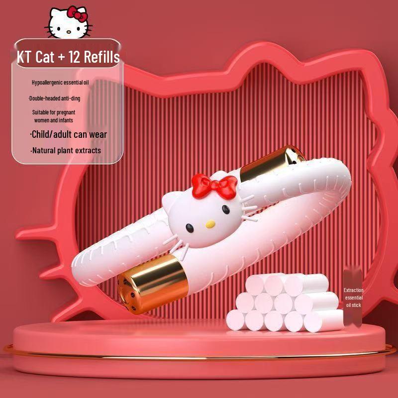 Репеллентная браслет Sanrio Kuromi для детей и взрослых с эфирными маслами