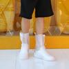 Reusable Waterproof Shoe Covers Anti-Slip Rain Shoe Covers Snap Button Shoe Covers for Rain Snow Mud Men Women
