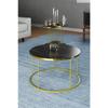 Журнальный столик и стол-раскладушка Terra Set Gold Efes