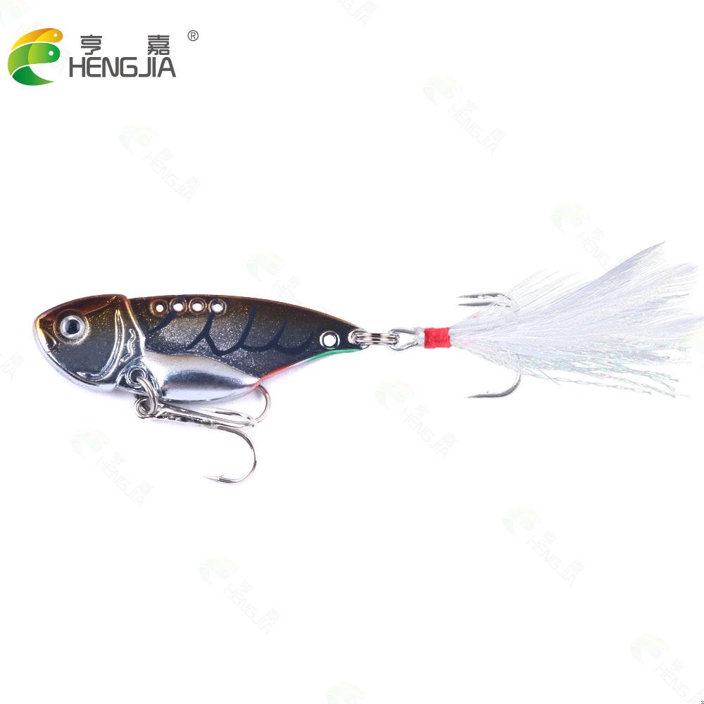 HENGJIA Рыболовные приманки, ложка для щуки, 5,5 см-11G-8 #, с тройным крючком, качающаяся металлическая жесткая приманка, тонущая приманка, рыболовные снасти