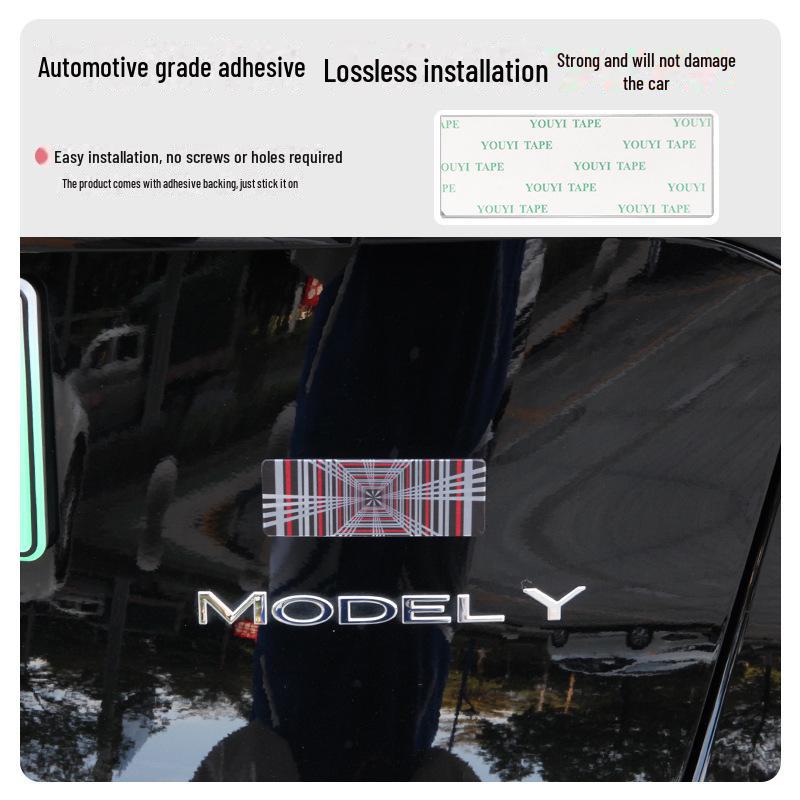 Tesla Model 3/Y/S/X PLAID Высокопроизводительный задний логотип Автомобильные аксессуары