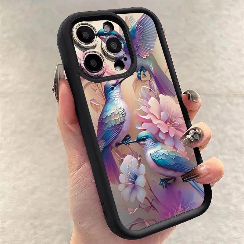 Яркое разнообразие цветов Чехол для телефона iPhone 15 Pro Max 11 12 13 16 14 Plus Силиконовый ударопрочный чехол Защитная оболочка для объектива