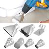 35-40mm 7pcs Stainless Steel Heat Gun Nozzles Kit For Hot Air Soldering Station Nozzle Set Repair Tool Accessory