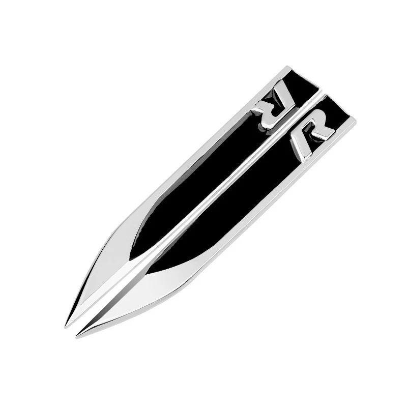 Golf 3 4 MK3 MK4 2026 Hot For VW VOLKSWAGEN Black and Red Metal Sticker Blade Side Mark Emblem GTI Wording for Volkswagen VW Gol
