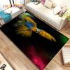 Красочный коврик с попугаями ара и птицами, коврик для дома, гостиной, спальни, дивана, коврик для кухни, декор для кухни, детский нескользящий напольный коврик