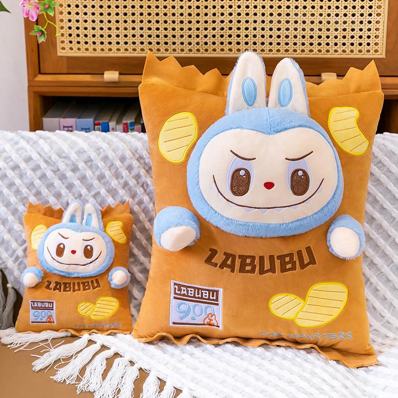 Плюшевая игрушка Labubu Чипсы Мультяшное Набивное Животное Подарок Для Девочек И Мальчиков