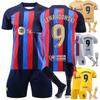 2324 Barcelona-Lewandowski Jerseys Children's Football Training Suit Set
