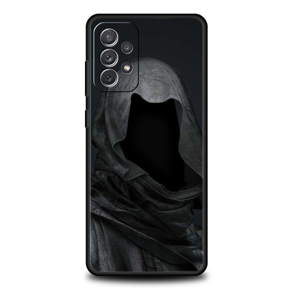 Grim Reaper Skull Skeleton Phone Case for Samsung Galaxy A51 A71 A21S A12 A11 A31 A52 A41 A32 A23 A33 A53 A73 A03S A13 5G Cover