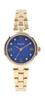 [Follow] Fragola Nickel Free White Pearl Metal Watch N04521A-2 GDNV Women's Gold