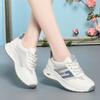 Мода 2024 Женская обувь Повседневная Летняя дышащая теннисная обувь для спорта на открытом воздухе Бег Пеший туризм Платформа Кожаная обувь для ходьбы Удобная для отдыха
