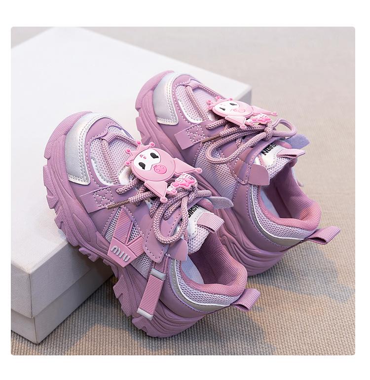 Дышащие сетчатые спортивные туфли для девочек 2026 - Легкие, с мягкой подошвой, Осенний стиль