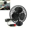 12V 12W 4inch Powered Грузовик Автомобиль Автомобиль Аксессуары Летний охлаждающий воздушный мини-вентилятор