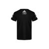 adidas Adi 360 Logo Print Спортивная футболка с круглым вырезом Мужские топы Черные CV4536