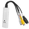 USB-карта захвата видео и аудио, аналоговый RCA S-Video AV-вход, адаптер для компьютера PC