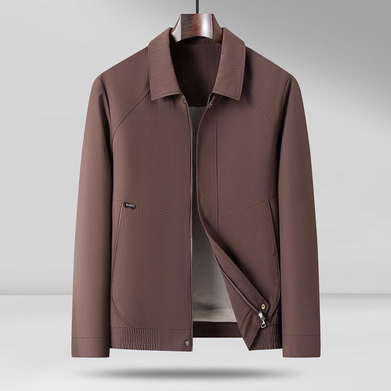 ROMON Men's Casual Windproof Executive Jacket