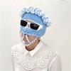 New Handmade Crocheted Bunny Mask Funny Bunny Mask Adult Hood