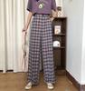 Женские Широкие брюки в клетку, размер: M-XL, цвета в ассортименте