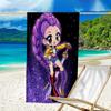 Proof Beach Towel with a Kpop Hunter6 Pattern - Soft,absorbent,quick-drying,machine Washable - Perfect for Swimming,camping,bathing