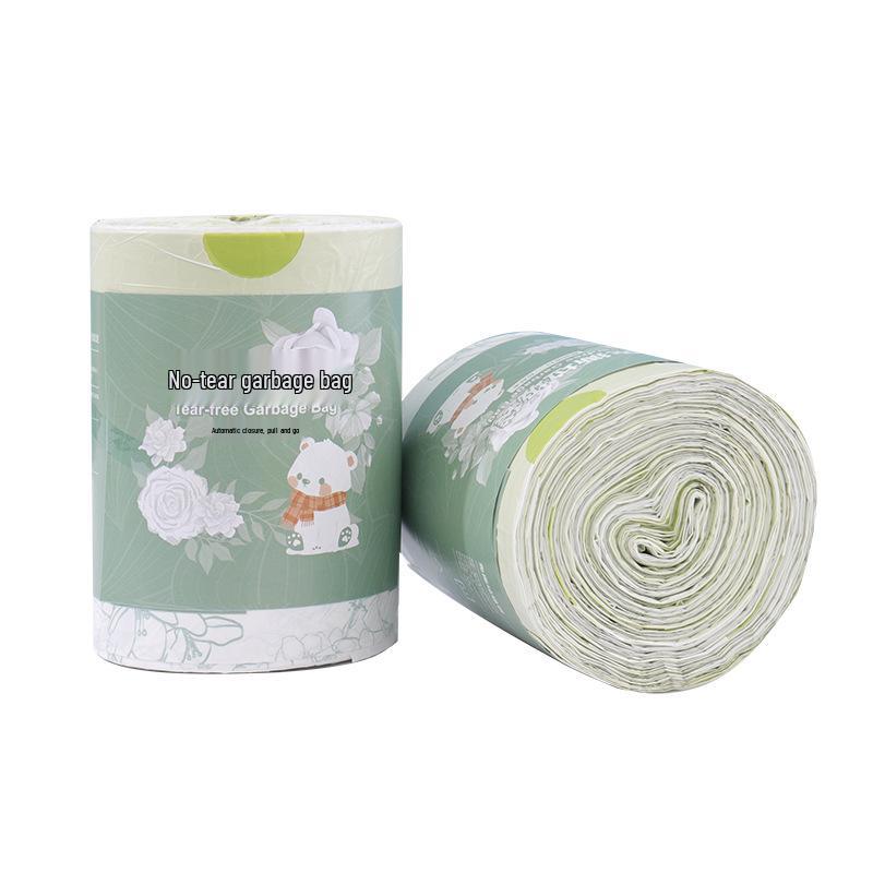 Биоразлагаемые кухонные мешки для мусора с ароматом камелии, не вызывающие слез, - Сверхплотные, отрывные, для бытового использования