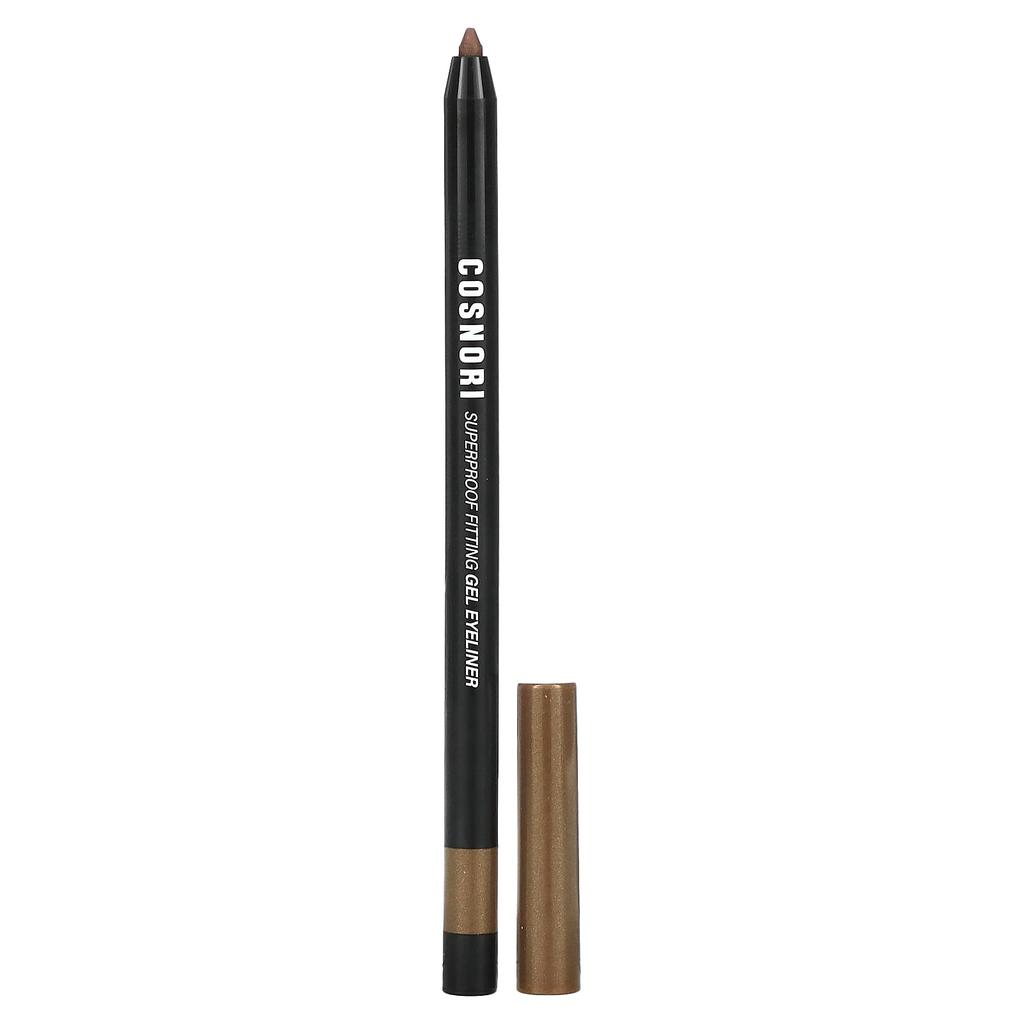Cosnori Суперстойкая фитнес-гелевая подводка для глаз, 05 Glam Bronze, 0,4 г