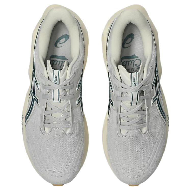 Мужские кроссовки ASICS NOVABLAST 6 Беговые кроссовки Унисекс Низкие Облачно-серый/Туманно-сине-зеленый