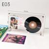 Подставка-рамка для демонстрации CD-диска, держатель для постера, прозрачная акриловая фоторамка, протектор для открыток с айдолами, альбом, декор для дома, комнаты