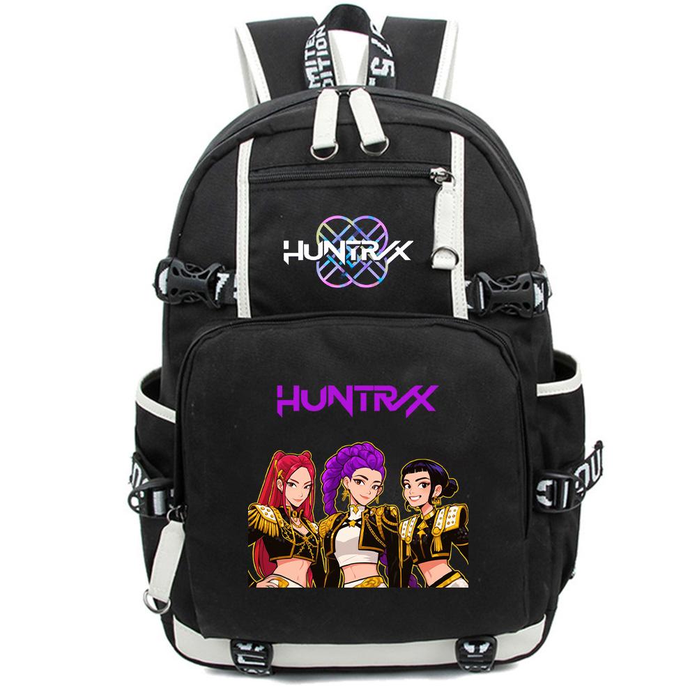 Anime K-Pop Demon Hunters Backpack Large Capacity Bookbag Laptop Unisex Student Boy Girl School Bag Large Capacity Travel Outdoor Bag Kid Gift Mochila