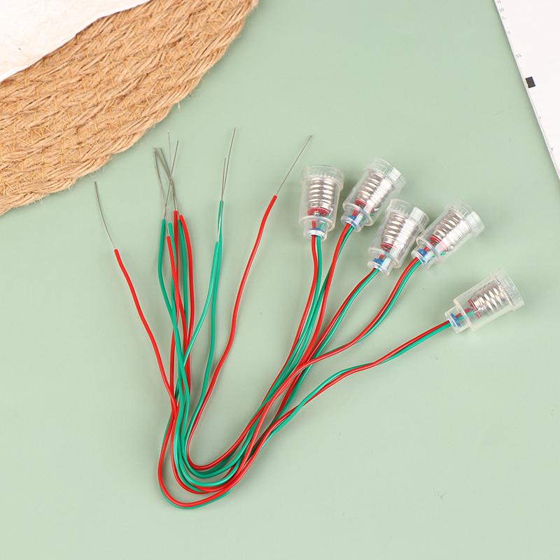 5 шт. Универсальный патрон для лампы E10 с проводом, маленький патрон для лампы E10, основание для эксперимента, обучающий инструмент, адаптер для патрона E10