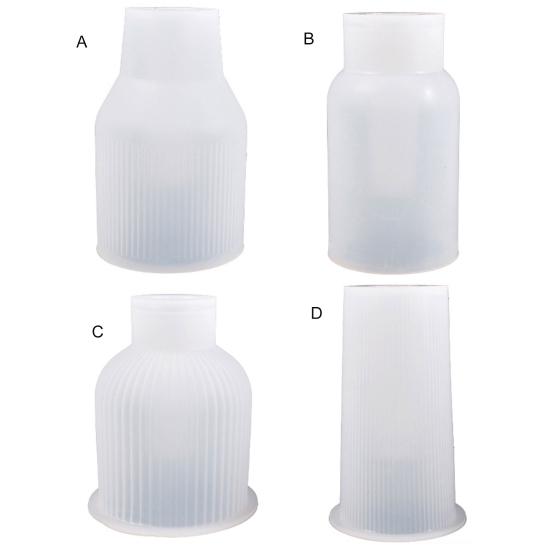 Прочные силиконовые изделия ручной работы, полупрозрачный цветочный горшок, орнамент, цементная гипсовая форма, товары для дома, форма для вазы