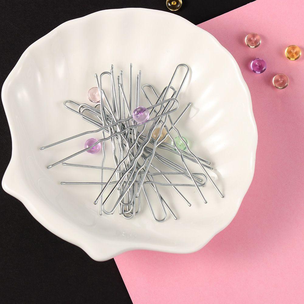 20Pcs Gold Alloy Gifts U-shaped Waved Hair Pins Hairclips Barrette